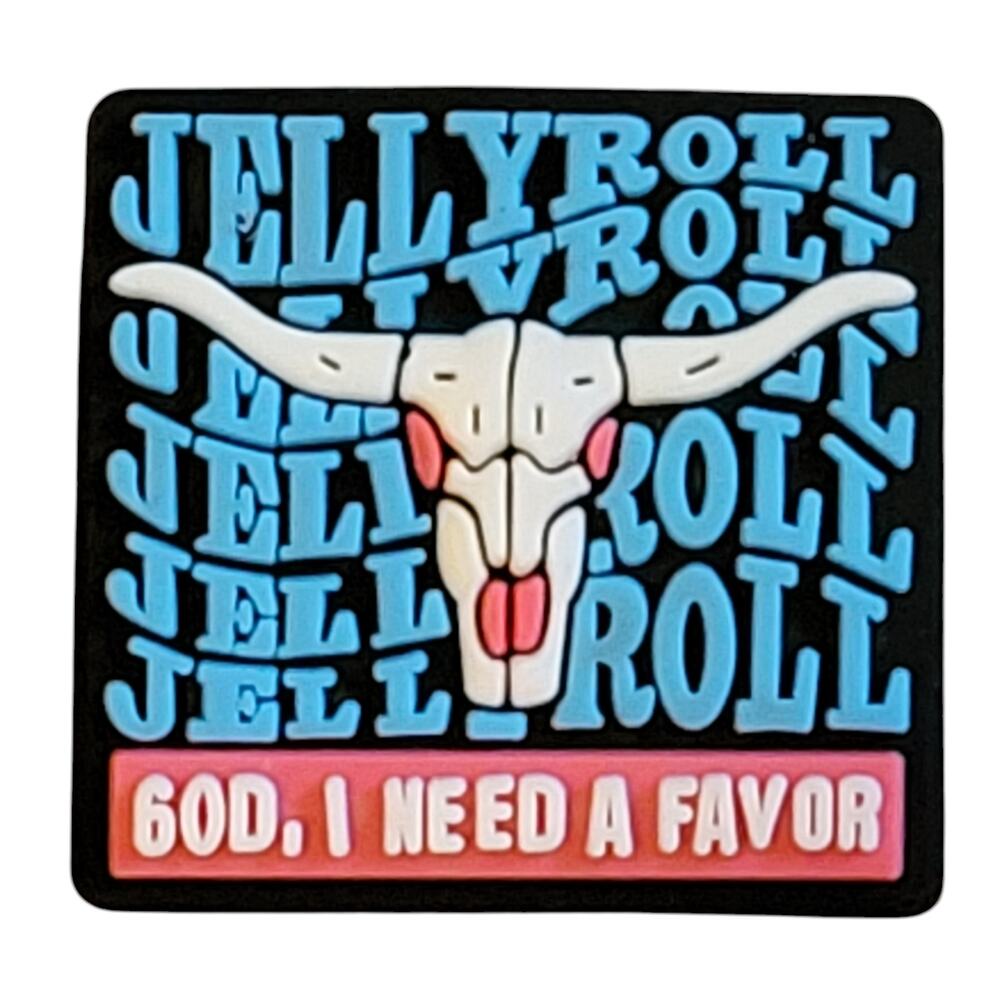 Jellyroll Shoe Charm Country Music‎ Stocking Stuffer Womens Mens Christmas Gift